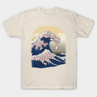 The Great Wave of Pigs T-Shirt